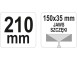 SZCZYPCE DO KSZTATOWANIA PROFILI 210 MM