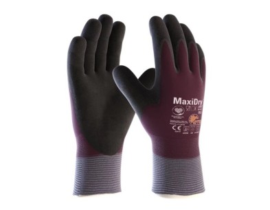 RKAWICE OCHRONNE ATG MAXIDRY ZERO ODPORNE NA DZIAANIE CIECZY  ROZM 10