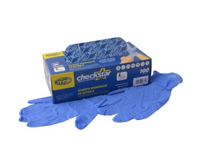 RKAWICE NITRYLOWE NIEBIESKIE L 100 SZT.