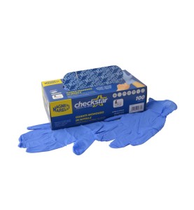 RKAWICE NITRYLOWE NIEBIESKIE L 100 SZT.