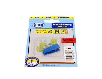 BEZPIECZNIK MINI 20A 5SZT.