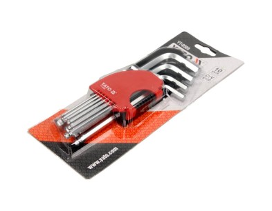 KLUCZE HEX KULKA 10CZ.2-12MM