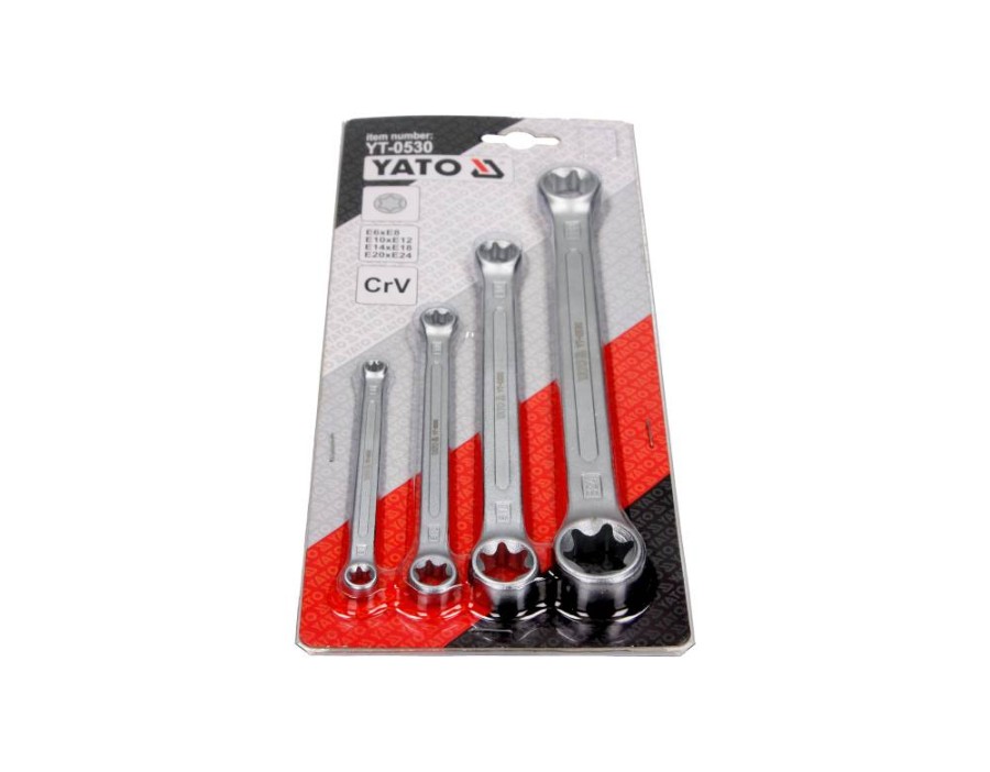 KLUCZE OCZKOWE TORX CR-V.4CZ E6-E24