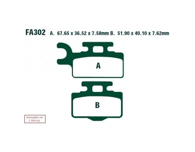 KLOCKI HAM. MOTO. KAWASAKI KX 65  (00-14)