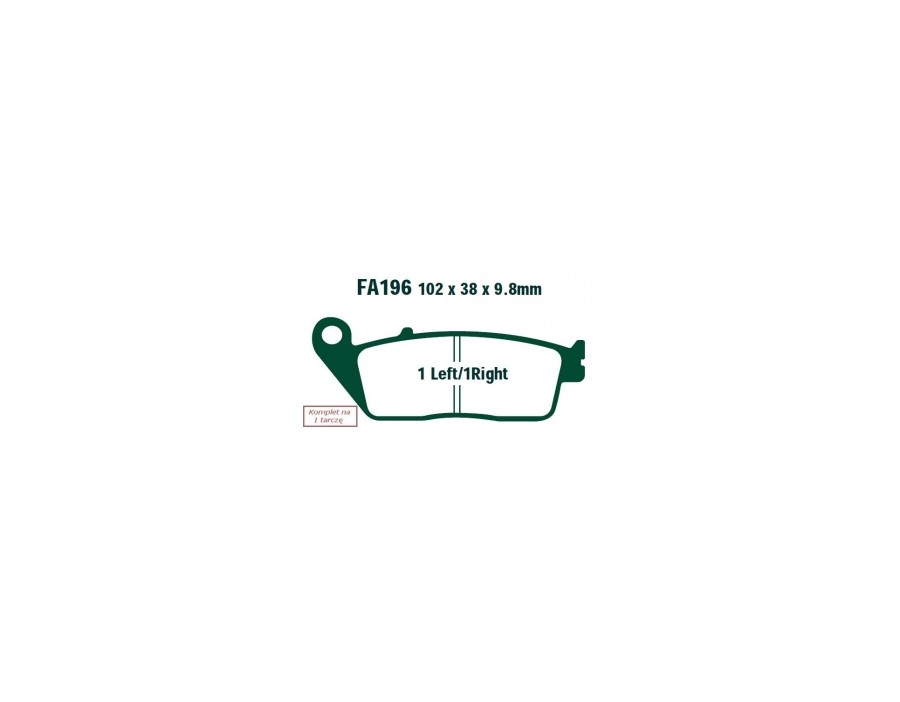 KLOCKI HAM. MOTO.  HONDA VFR 750 (90-93)/  NC 750 S (14)/  GL 1500 (F6C) (97-99)/  CBR 1000 (89-92)