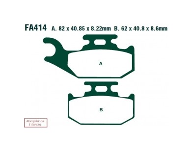 KLOCKI HAM. MOTO.  SUZUKI LT-A 750 KING QUAD (08-10)