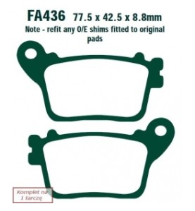 KLOCKI HAM. MOTO.  HONDA CBR 600 (ABS) (09-14)/  CBR 1000 RR-SPE FIREBLADE (14)