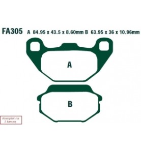 KLOCKI HAM. MOTO.  KYMCO SUPER 8 (50CC) 2T (07-14)/  DJ 125 S (12-13)/  AGILITY 125 (08-14)