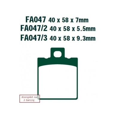 KLOCKI HAM. MOTO. KEEWAY ARN 125 (06-12)