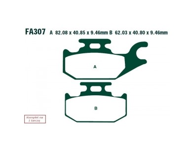 KLOCKI HAM. MOTO. SUZUKI UX 125 K8/K9/L0/L1 SIXTEEN (08-14)