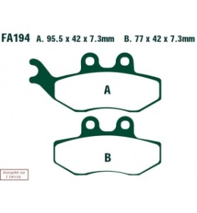 KLOCKI HAM. MOTO.  YAMAHA XT 125 X (13D2) (07) DERBI SENDA 125 R (04) APRILIA ETX 125 (99-01)