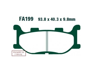 KLOCKI HAM. MOTO.  YAMAHA XJ6-N DIVERSION 600 (09-13)/  XJ 600 S DIVERSION (98-03)/  XJ 600 N (98-03)/  TZR 150 R (4AP2) 0