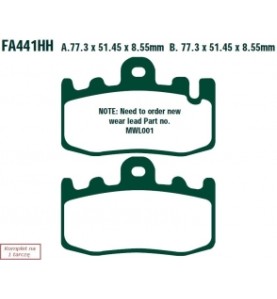 KLOCKI HAM. MOTO. BMW K1200 GT (K44) (06-08)