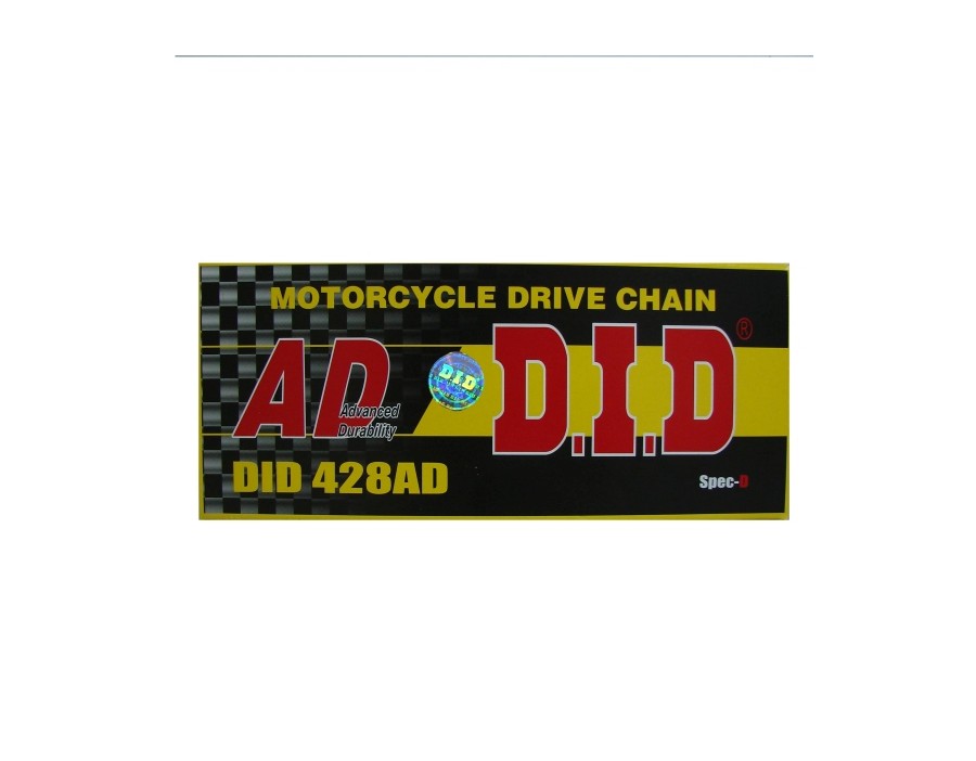 ACUCH NAPDOWY MOTO. DID 428  BEZ O-RING (1882DAN) (ROZKUTY+OGNIWO)