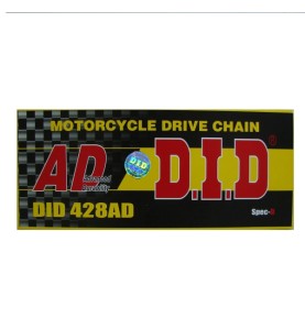 ACUCH NAPDOWY MOTO. DID 428  BEZ O-RING (1882DAN) (ROZKUTY+OGNIWO)