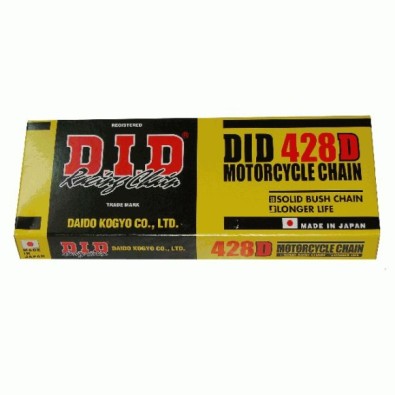 ACUCH NAPDOWY MOTO. DID 428  BEZ O-RING (1882DAN) (ROZKUTY+OGNIWO)