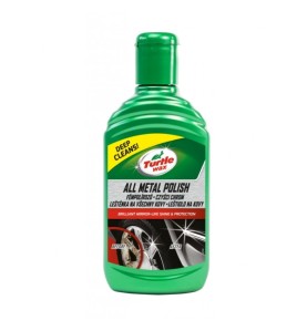 RODEK DO RENOWACJI POWIERZCHNI CHROMOWYCH ALL METAL POLISH 300ML PYN / TURTLE WAX GREEN LINE