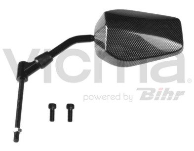 LUSTERKO MOTO. UNIWERSALNE CARBON M10 PEUGEOT BRILLO