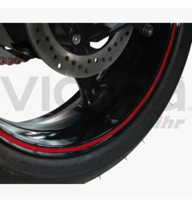 PASKI NA OBRCZ KOA MOTO. CZERWONA