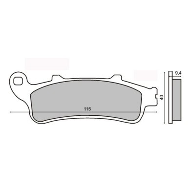 KLOCKI HAM. MOTO. HONDA PANTHEON 125CC-FORESIGHT 250CC