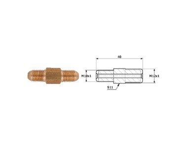 CZNIK PRZEWODW HAM. ZEW. M 12X1 SF ZEW M 10X1 SF