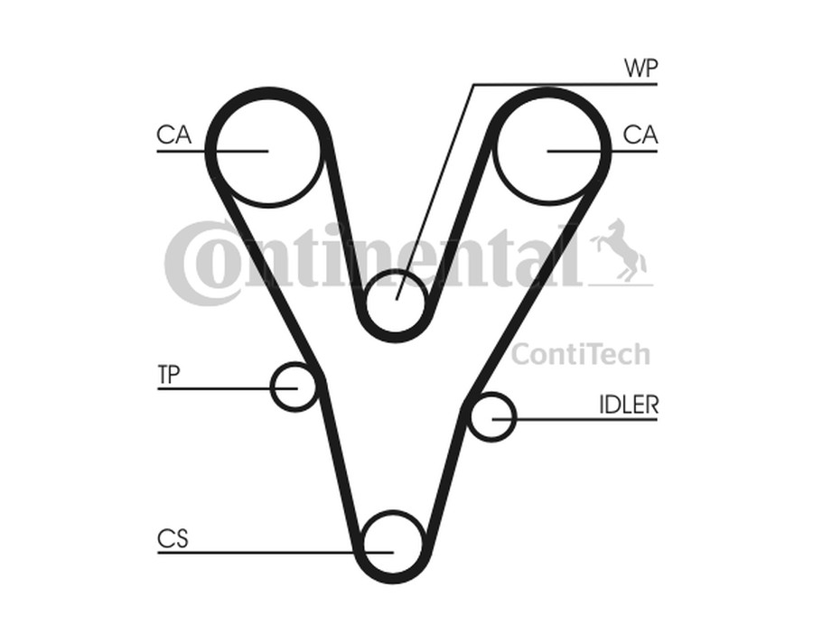 NAPINACZ AÃCUCHA ROZRZ¤DU MITSUBISHI 3,2DID ORYGINA_CT1096