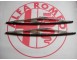 COPPIA SPAZZOLE TERGIVETRO CROMATE ALFA ROMEO ALFETTA BERLINA