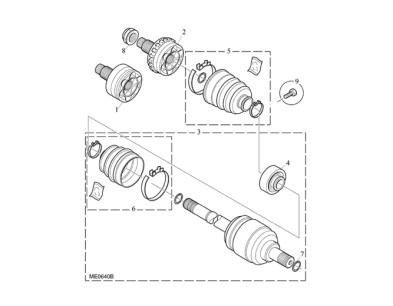 TFB000060   GIUNTO OMOCINETICO ROVER 400/45