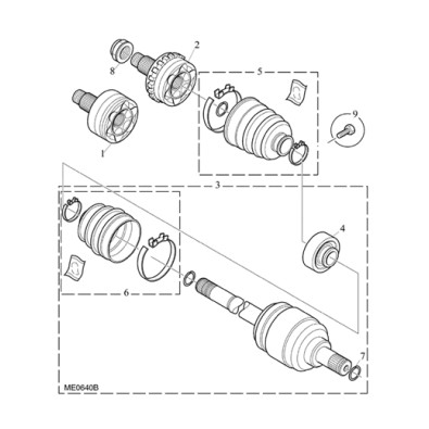 TFB000060   GIUNTO OMOCINETICO ROVER 400/45