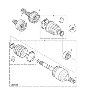 TFB000060   GIUNTO OMOCINETICO ROVER 400/45