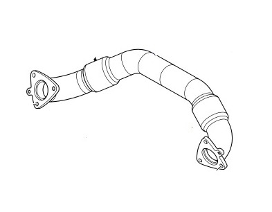 Croce Pipe - Genuine Land Rover OE 1357035 - TUBO SCARICO RANGE ROVER SPORT 2