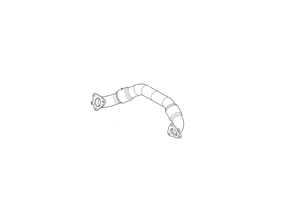 Croce Pipe - Genuine Land Rover OE 1357035 - TUBO SCARICO RANGE ROVER SPORT 2,7 V6 - DISCOVERY 3