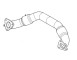 Croce Pipe - Genuine Land Rover OE 1357035 - TUBO SCARICO RANGE ROVER SPORT 2,7 V6 - DISCOVERY 3