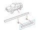BTR2892    MODANATURA PORTA POST DX RANGE ROVER  - Door Finisher - Lower - Rear Door - RH - Genuine Land Rover