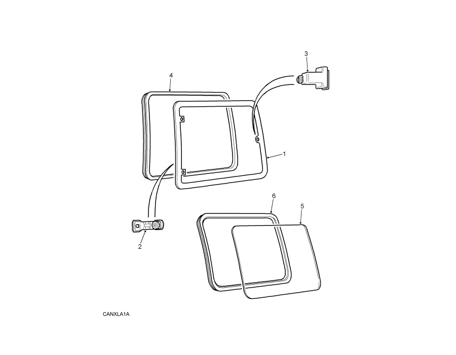 BTR9643  VETRO CRISTALLO FINESTRINO LAT POST - Glass - Quarter Window - Genuine Land Rover
