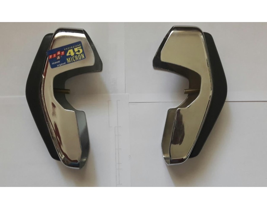COPPIA PARACOLPI ROSTRI ANT-POST FIAT 125 OE 4174079 - 4174080
