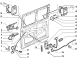 SLIDING DOORS FIAT-PRO NUOVO DUCATO DS.R.90 (1990-1994)  ASTA RINVIO APERTURA PORTA - OE 96203655 ORIGINALE