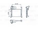 RADIATORE MOTORE VALEO FIAT TIPO - TEMPRA  1.1 fire -1.4 - 1.6 - OE 7739073 - VALEO TA561
