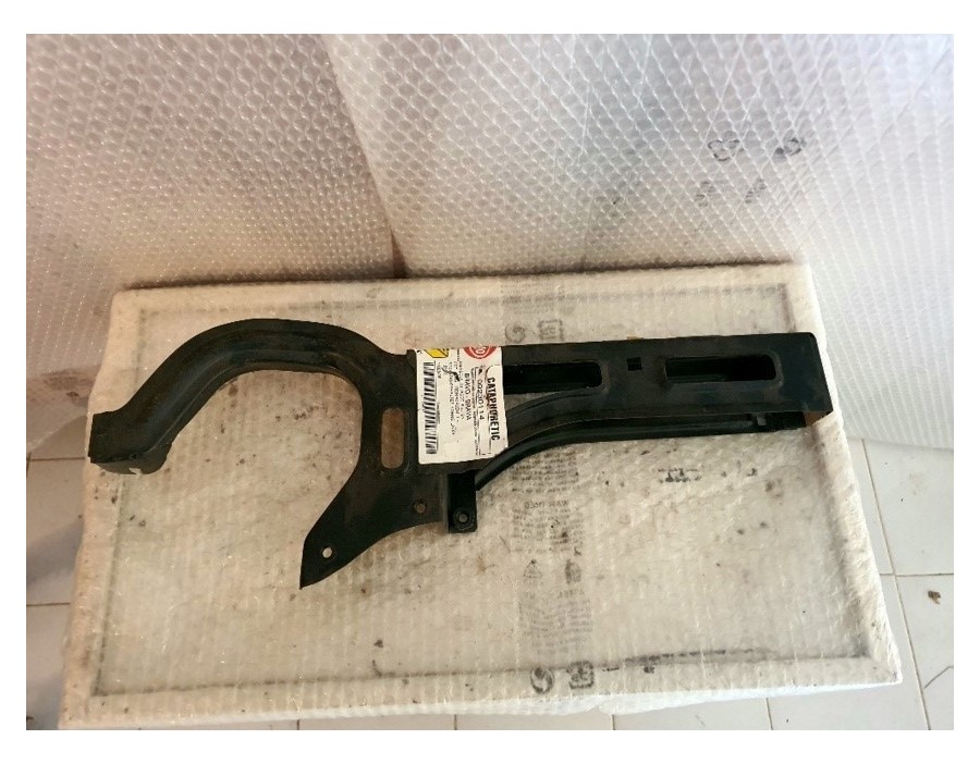 09230114 Mensola Supporto sx Paraurti ant Fiat Bravo Brava Marea - Shelf Support left Front bumper Fiat Bravo Brava Marea