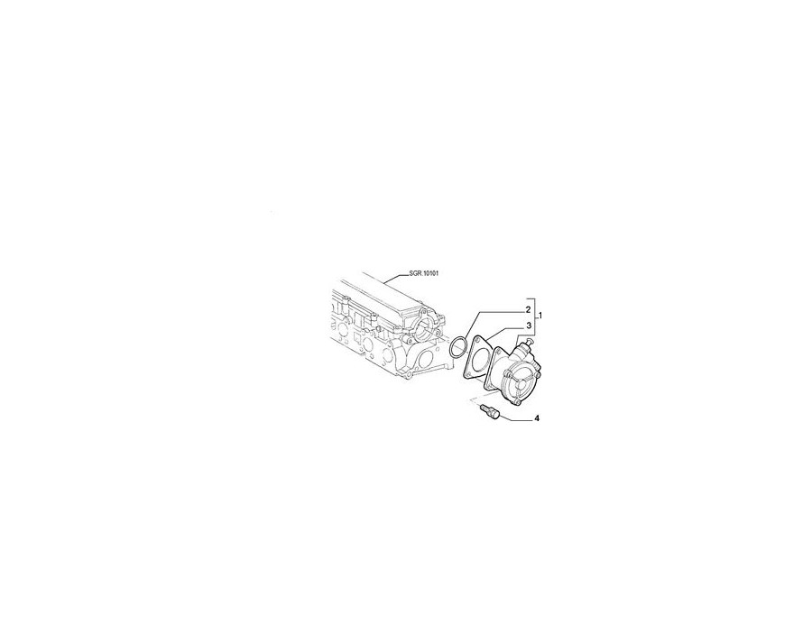 46533295 POMPA FRENI A VUOTO FIAT Brava/o, Marea, Punto (188), Doblò -  RICAMBIO ORIGINALE - Vacuum brake pump