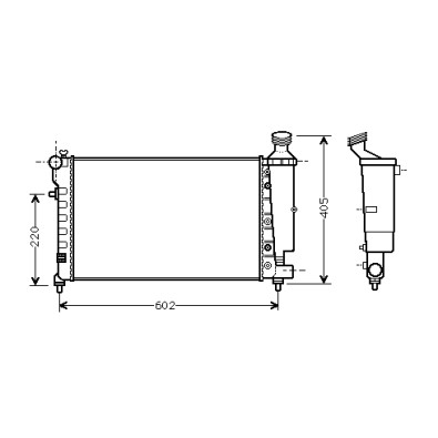 RADIATORE RAFFREDDAMENTO CITROEN SAXO BZ - OE 1330A8