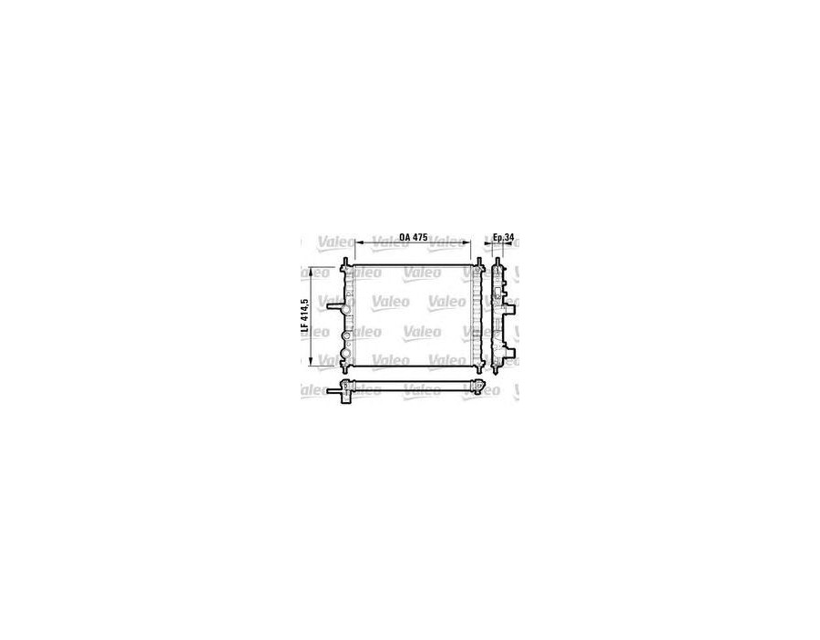RADIATORE RAFFREDDAMENTO FIAT BRAVO BRAVA MAREA MULTIPLA BZ OE 46754746

MOTORI  182A4000 - 182A6000 - 182B6000 - 185A3000