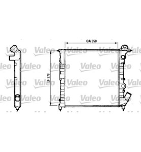 RADIATORE RAFFREDDAMENTO VALEO RENAULT CLIO 90-98 1.0 - 1.1 - TA511 - cooling radiator Clio 90-98