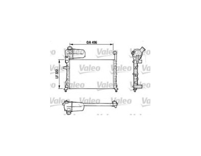 RADIATORE RAFFREDDAMENTO VALEO FIAT TIPO 1.4 - 1.6 - VALEO TA562 - 811070