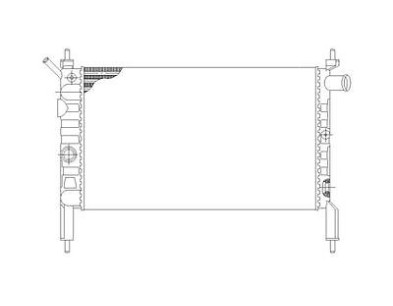 RADIATORE RAFFREDDAMENTO VALEO OPEL ASTRA 91-98 1.6 - OE 1300112 - VALEO 730975