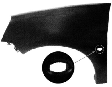 PARAFANGO ANT SX CITROEN BERLINGO 03-08 - OE 7840N5 - EMBO 191120050