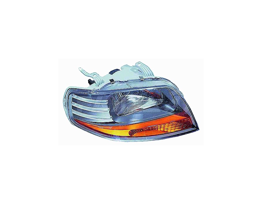 FARO PROIETTORE DX H4 PARABOLA GRIGIA CHEVROLET GM KALOS 02-08 - OE 96540152 - RICAMBIO ORIGINALE