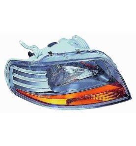 FARO PROIETTORE DX H4 PARABOLA GRIGIA CHEVROLET GM KALOS 02-08 - OE 96540152 - RICAMBIO ORIGINALE