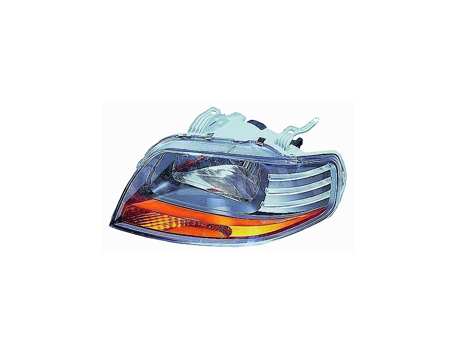 FARO PROIETTORE SX H4 PARABOLA GRIGIA CHEVROLET GM KALOS 02-08 - OE 96540151 - RICAMBIO ORIGINALE