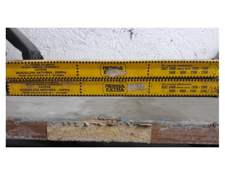 CATENA DISTRIBUZIONE FIAT 1400 - 1500 - 1800 - PASSO 3/8X3/16 - ASA 35-2 - 54 MAGLIE